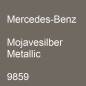 Preview: Mercedes-Benz, Mojavesilber Metallic, 9859.